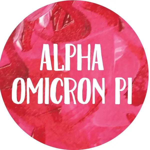 MS Sorority ABSTRACT Greek Chic Sticker