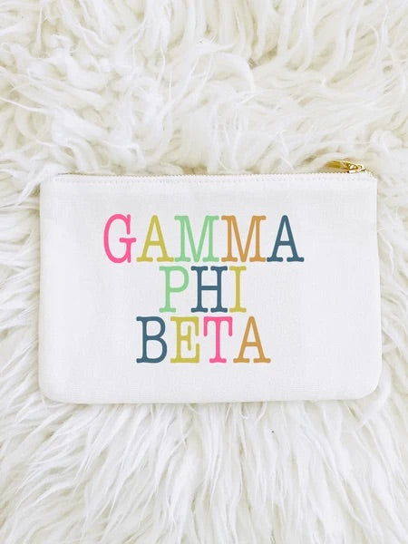 AL SORORITY COLOR BLOCK POUCH