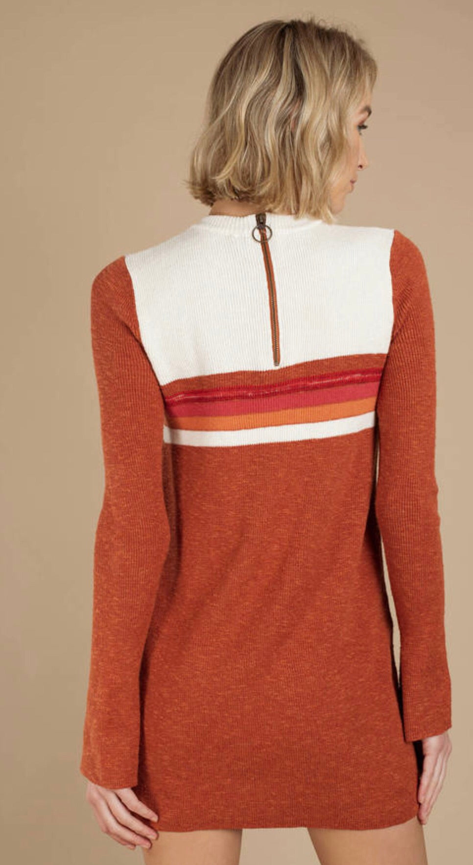 FREE PEOPLE COLOR BLOCK SWIT Mini Dress