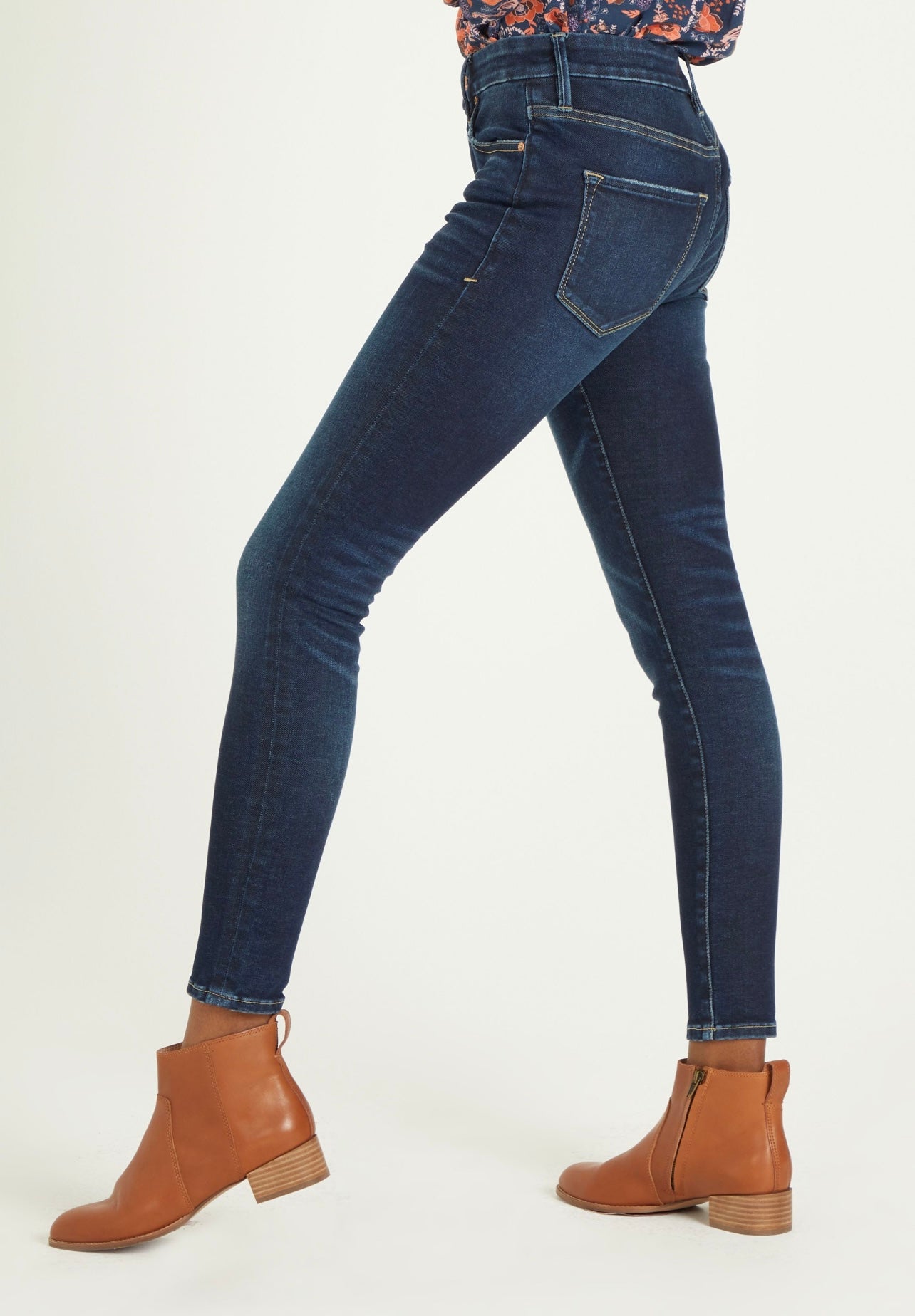 DEAR JOHN High Rise GISELE Stretch Skinny Jeans