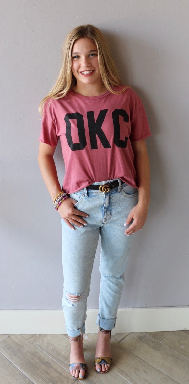 CODE WORD Waist Crop Graphic Tee