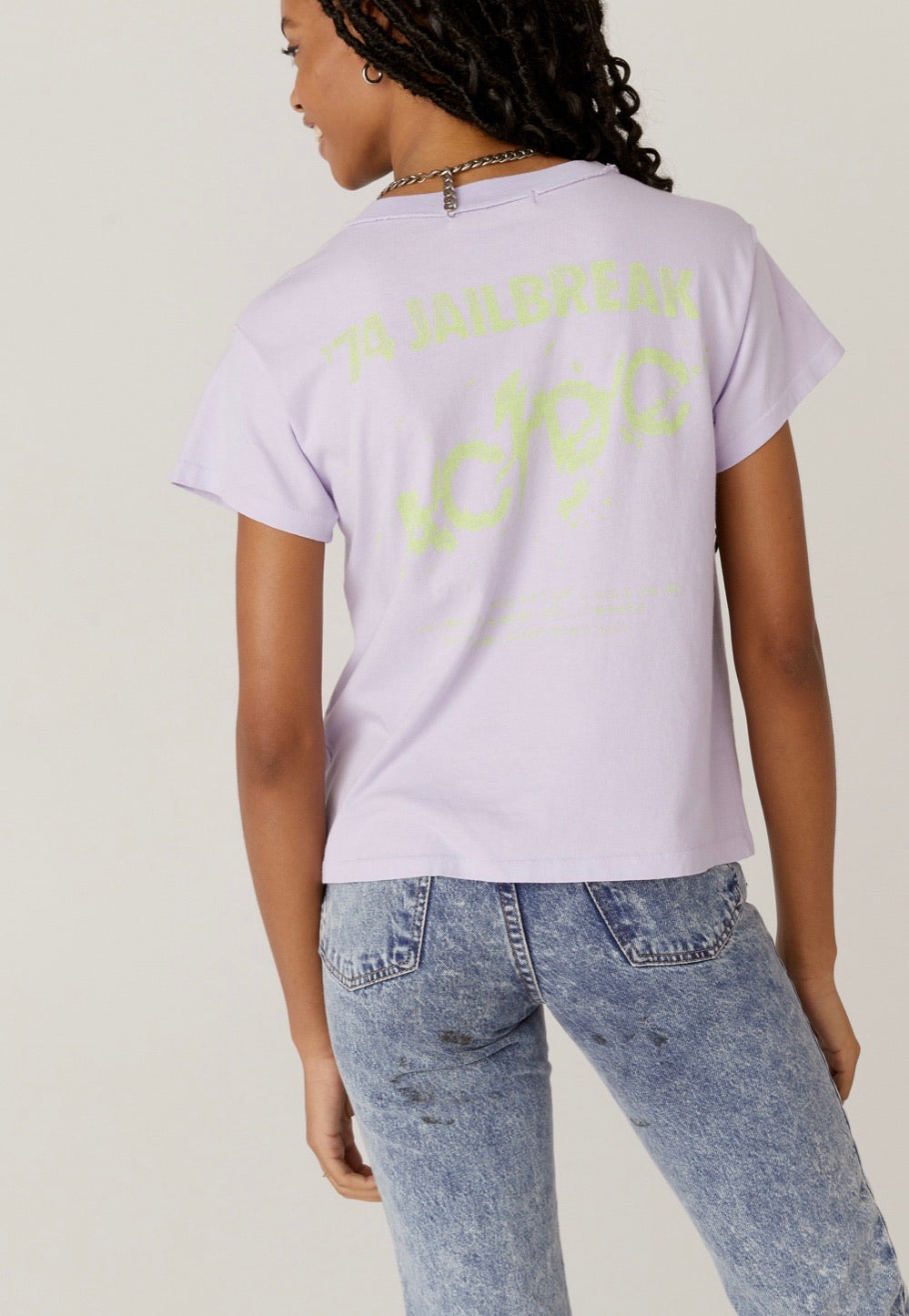 DAYDREAMER Jailbreak AC/DC Reverse Girlfriend Tee