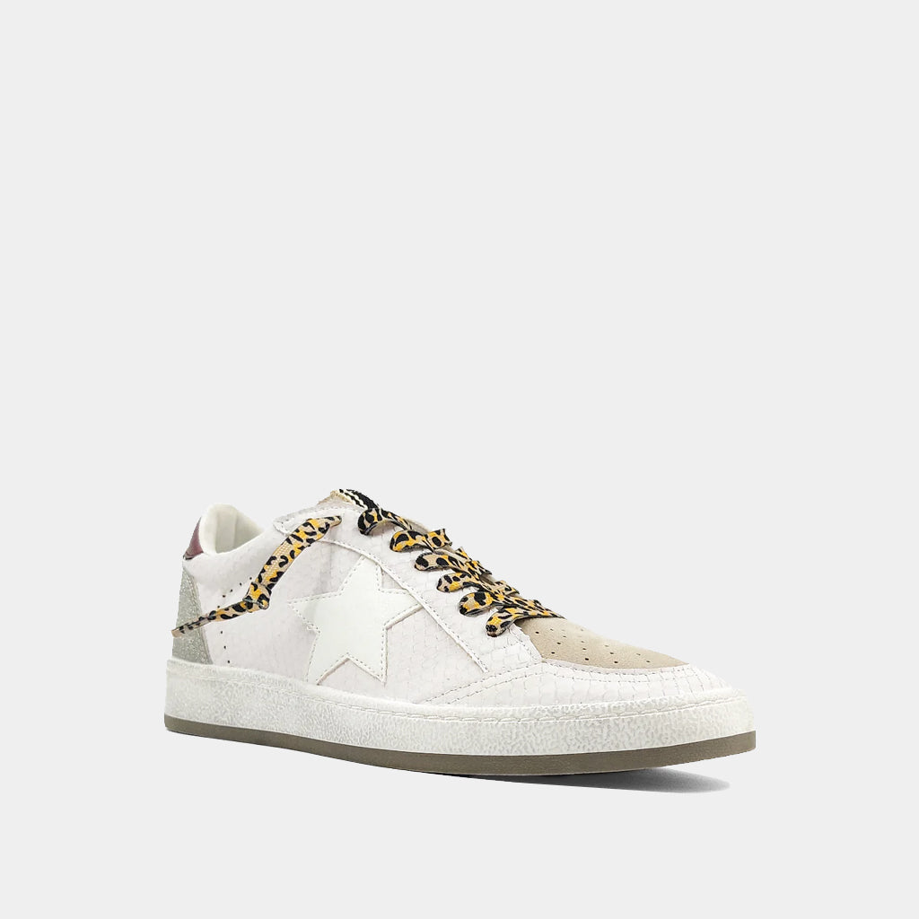 SHUSHOP Leopard Tie PAZ Star Sneaker