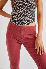 FREE PEOPLE Corduroy PULL ON Flare Jean