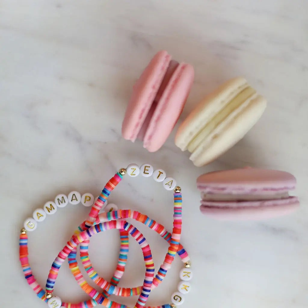 TA Sorority MULTI/GOLD Greek Chic Bracelet