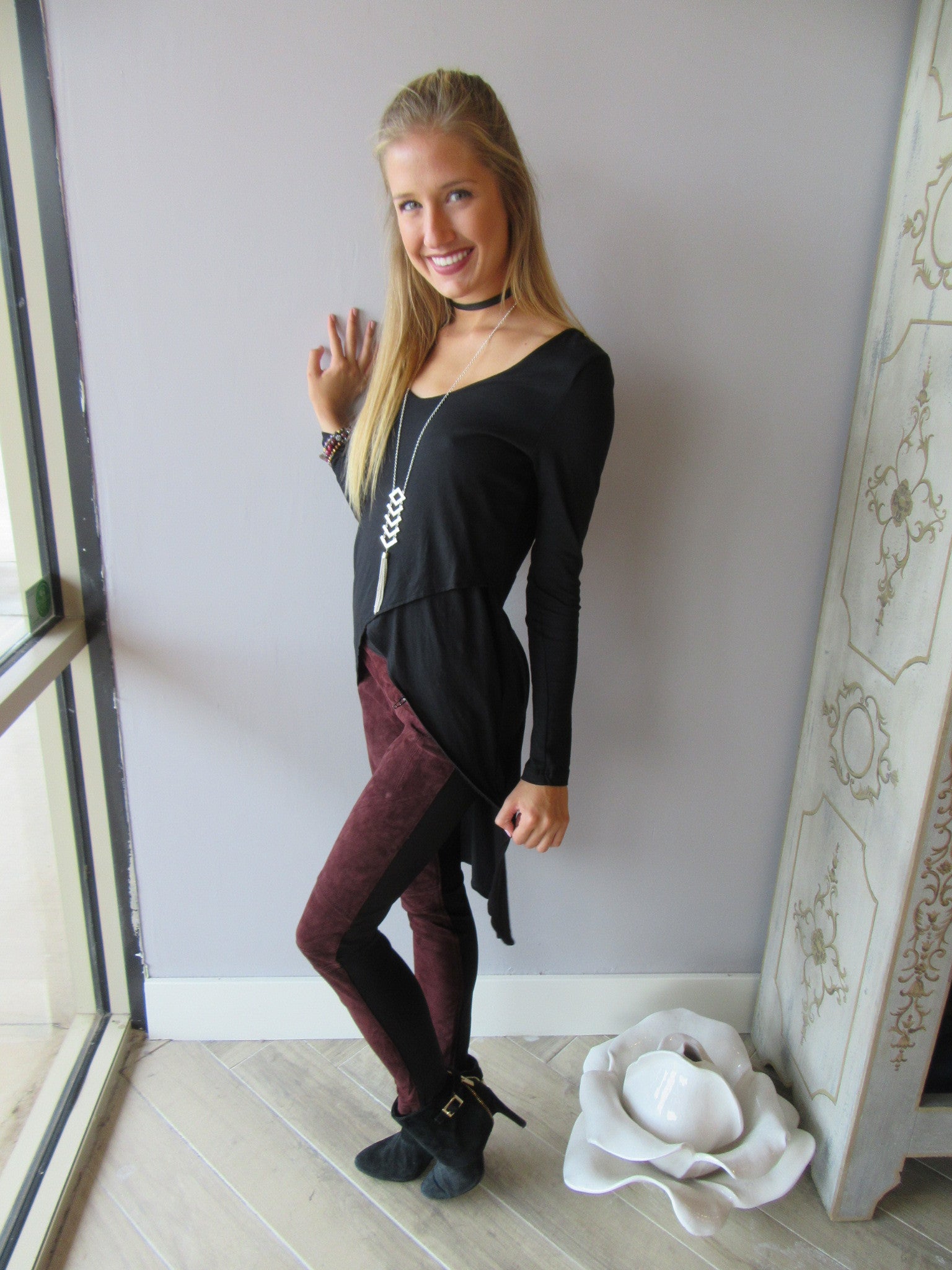 BOBI Jersey CASTLE RUN Asymmetric HiLo Top