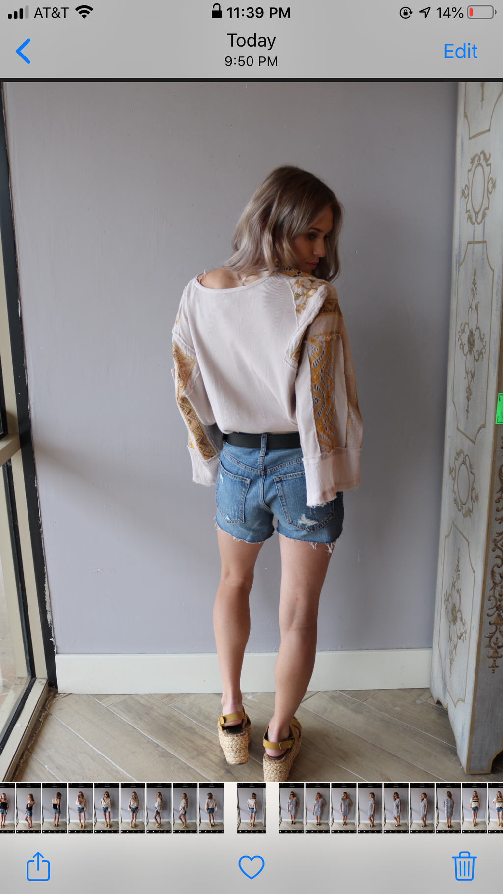 FREE PEOPLE Crochet V-Neck CROSS COUNTRY Top