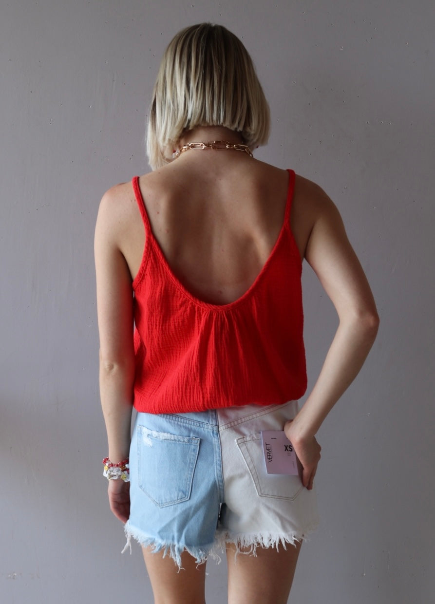 VERVET ColorBlock REBECCA High Rise Shorts