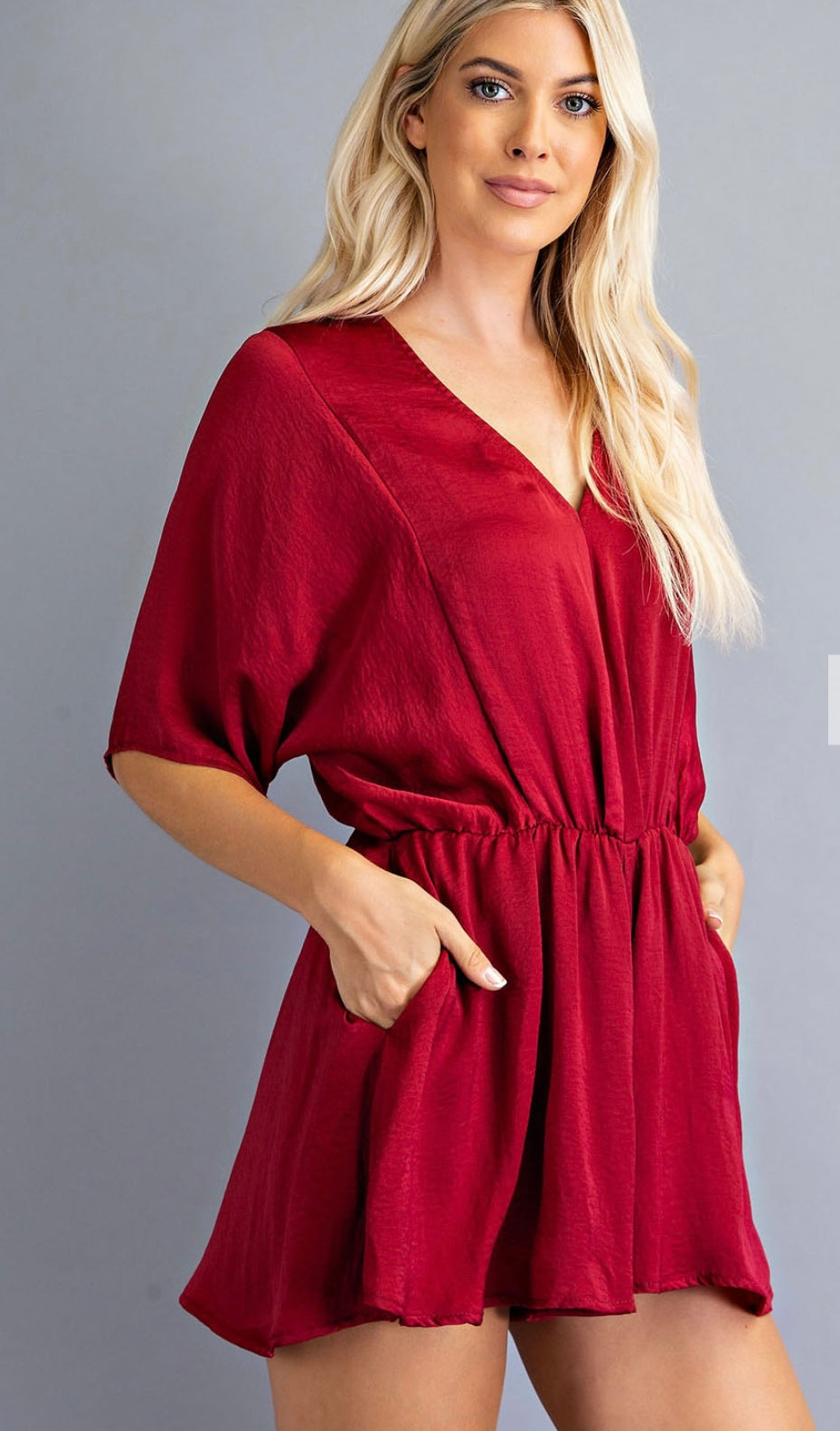 VNeck ROUTE KimonoSleeve Romper