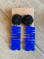 BMR Acrylic SHOUTOUT Word Earrings