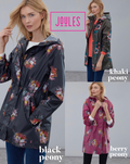 JOULES Peony Pattern GOLIGHTLY Rainjacket