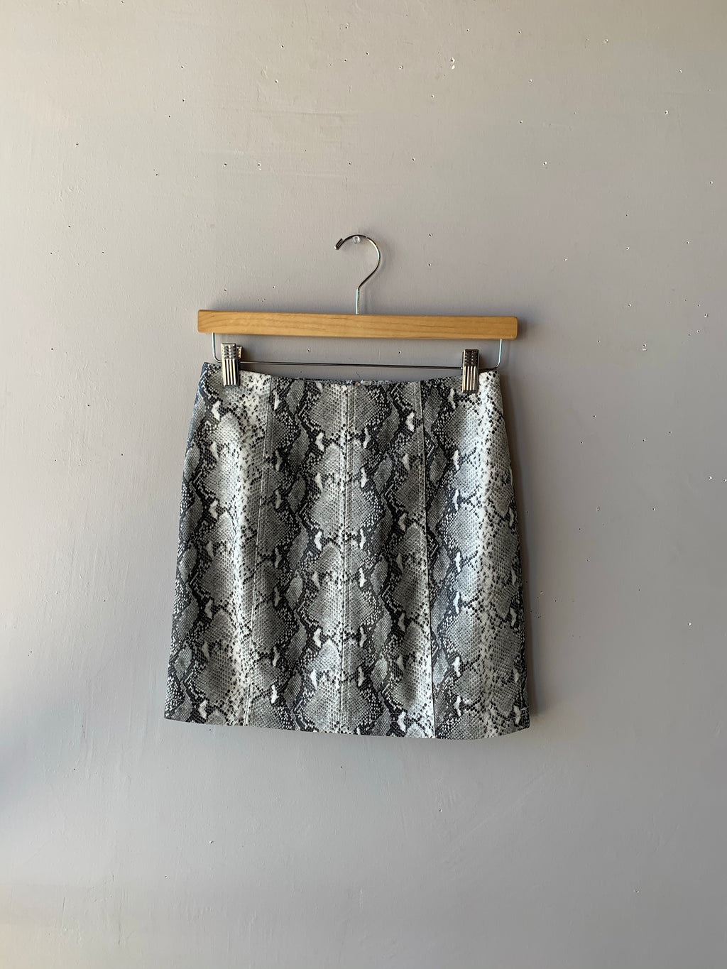 SENIORITA Python VeganLeather Pencil Skirt