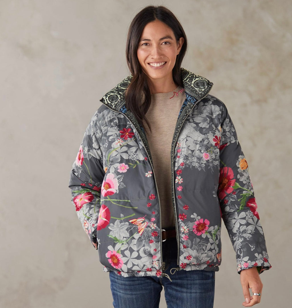 JOHNNY WAS Reversible LINDANA Down Parka