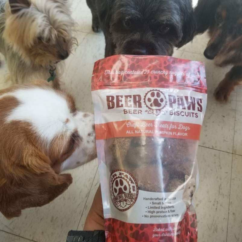BEER PAW 6oz (25pcs)  Craft Beer Dog Treats