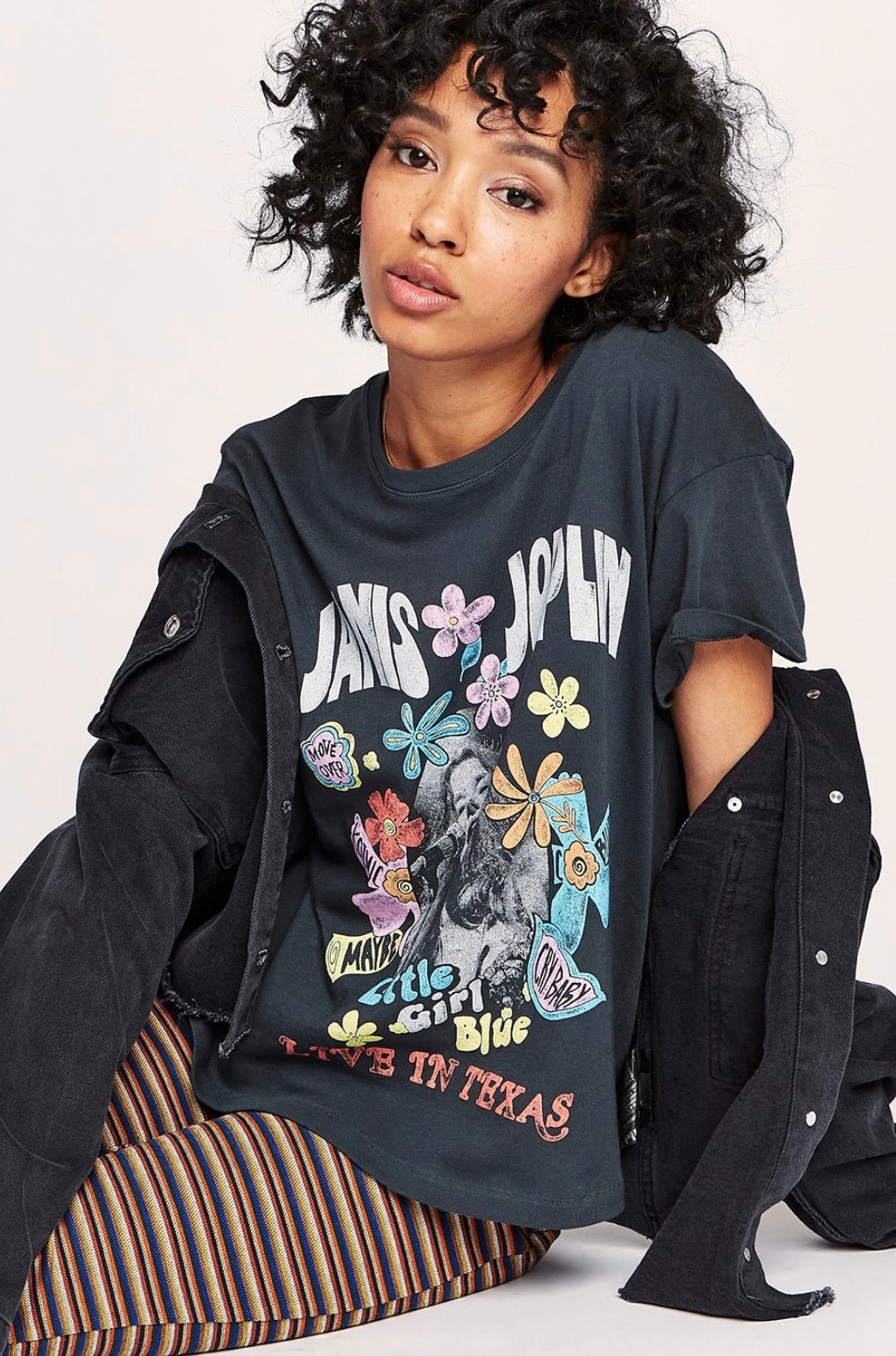 DAYDREAMER Janis Joplin LITTLE GIRL BLUE Tour Tee