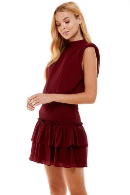 PROSPECT Smock waist Tier Dress
