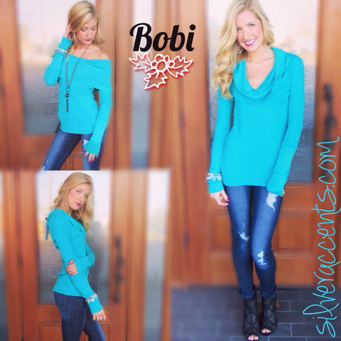 BOBI Thermal FACEOFF CowlNeck Top