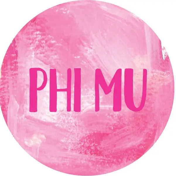 MS Sorority ABSTRACT Greek Chic Sticker