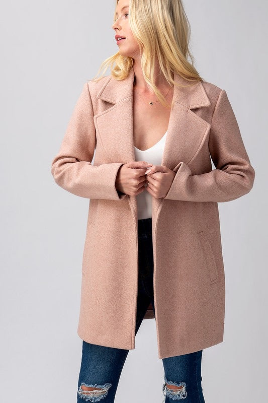 IMAGINE Long Lapel Duster Jacket