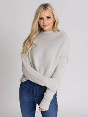 FREE PEOPLE Fuzzy Knit SAN VICENTE Pullover