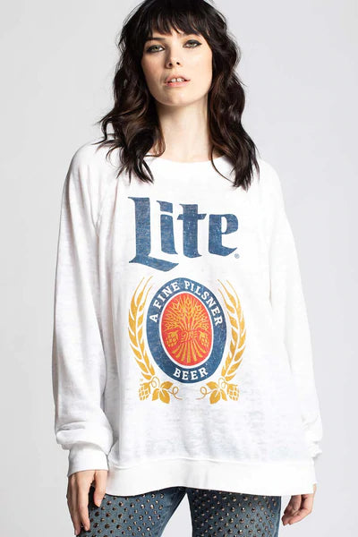 *RECYCLED KARMA Vintage MILLER LITE Sweatshirt