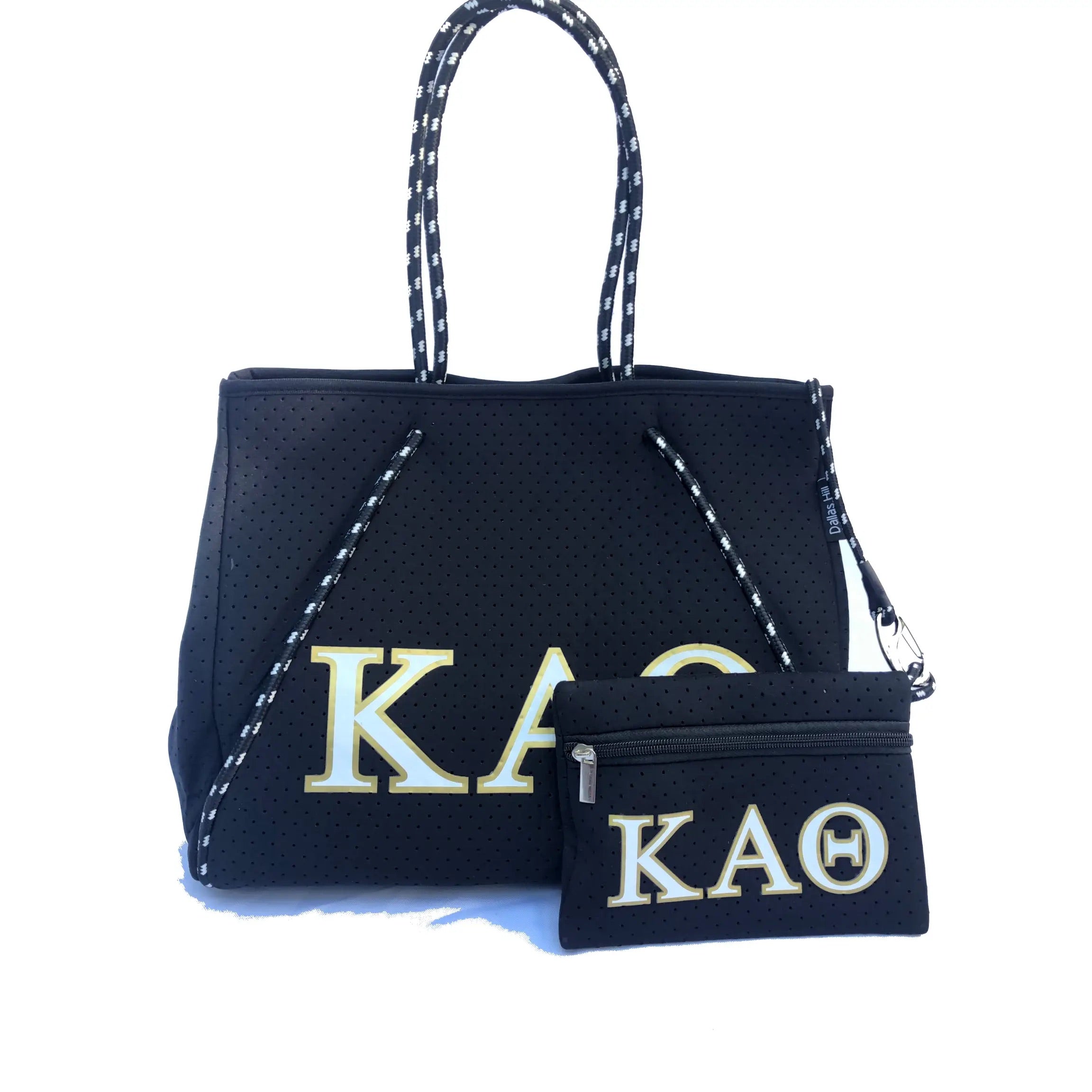 DH Sorority NEVERFULL Neoprene Greek Chic Tote Bag