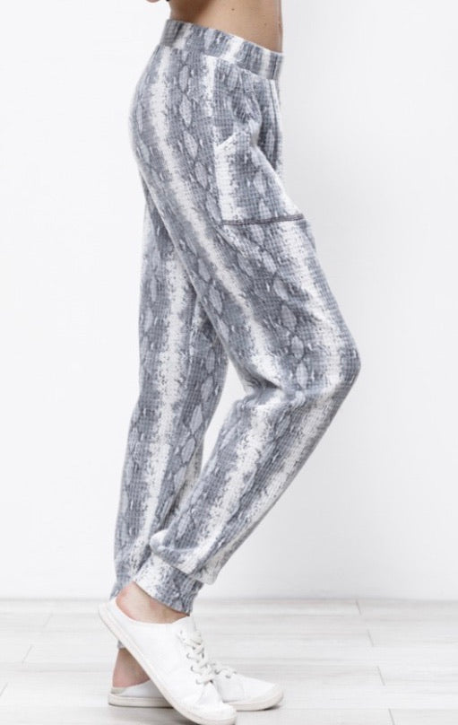 Mittoshop WELBORN Python Brushed WaffleKnit Jogger Pant