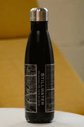 ROAD TAKEN Engraved Map Insulated Bottle
