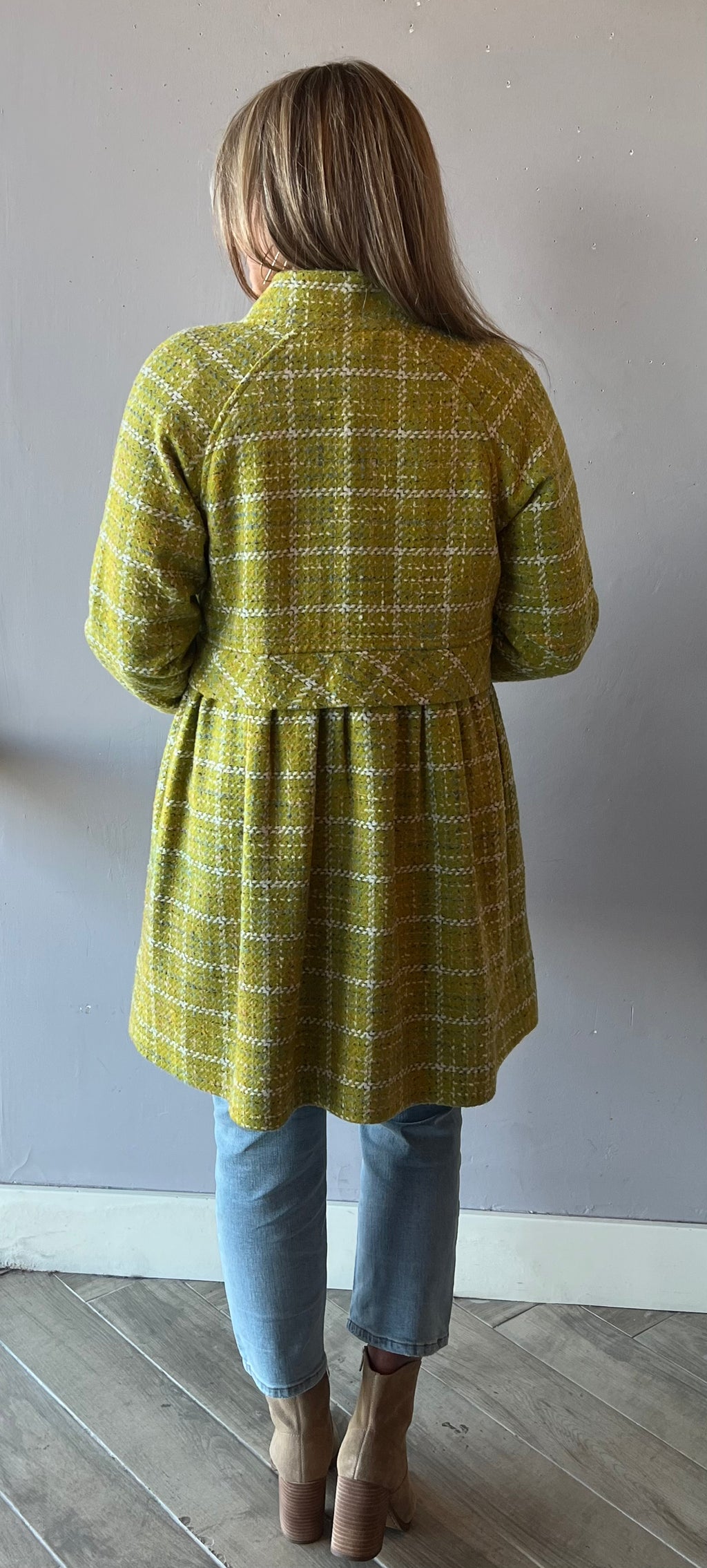 IVY JANE Tweed TIFFANY Button Up Jacket