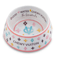 HDD Logo CHEWY VUITON Dog Bowl
