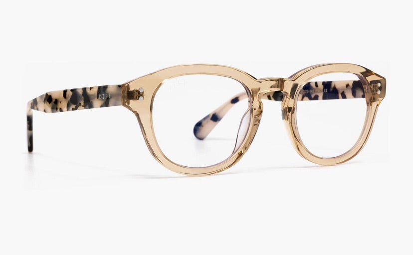 DIFF ARIA Vintage Cream Blue Light Glasses