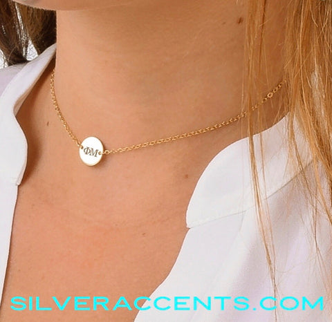 AL SORORITY Circle Choker Necklace