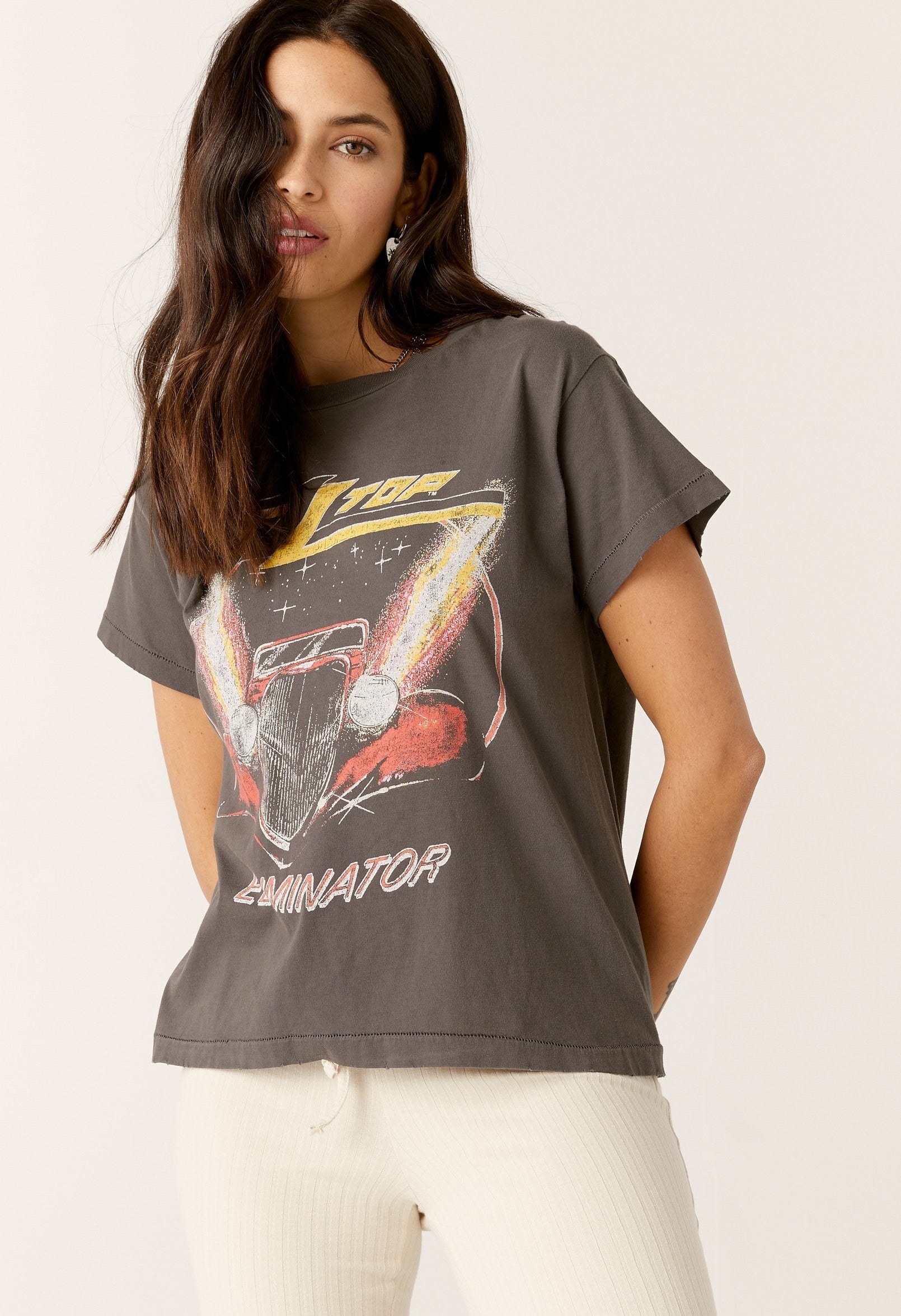 DAYDREAMER ZZ Top ELIMINATOR Girlfriend Tee Top