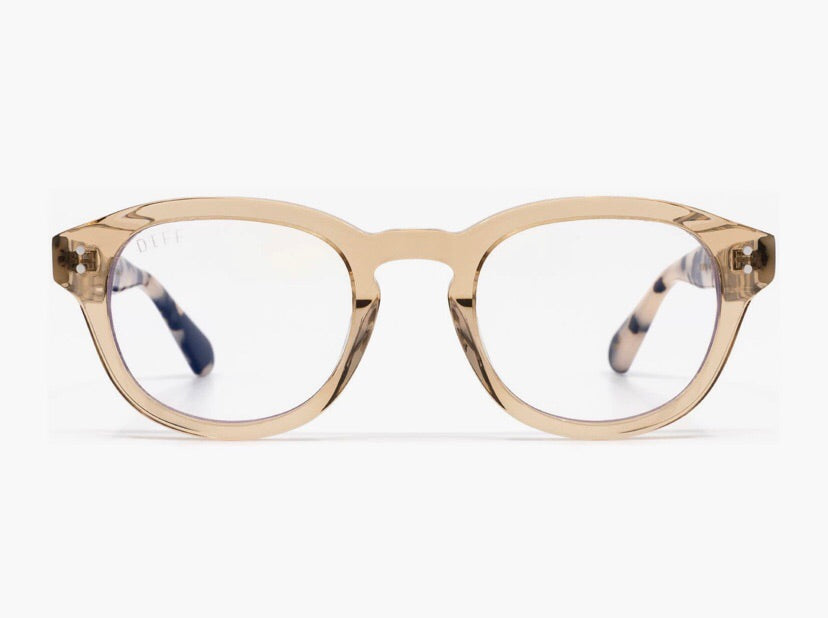 DIFF ARIA Vintage Cream Blue Light Glasses