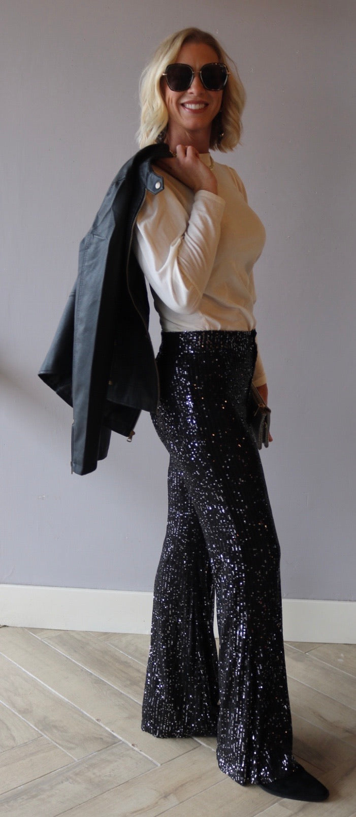 RYDER Vegan Leather Zip Moto Jacket