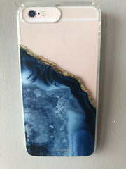 THE CASERY IPhone DARK BLUE AGATE Case