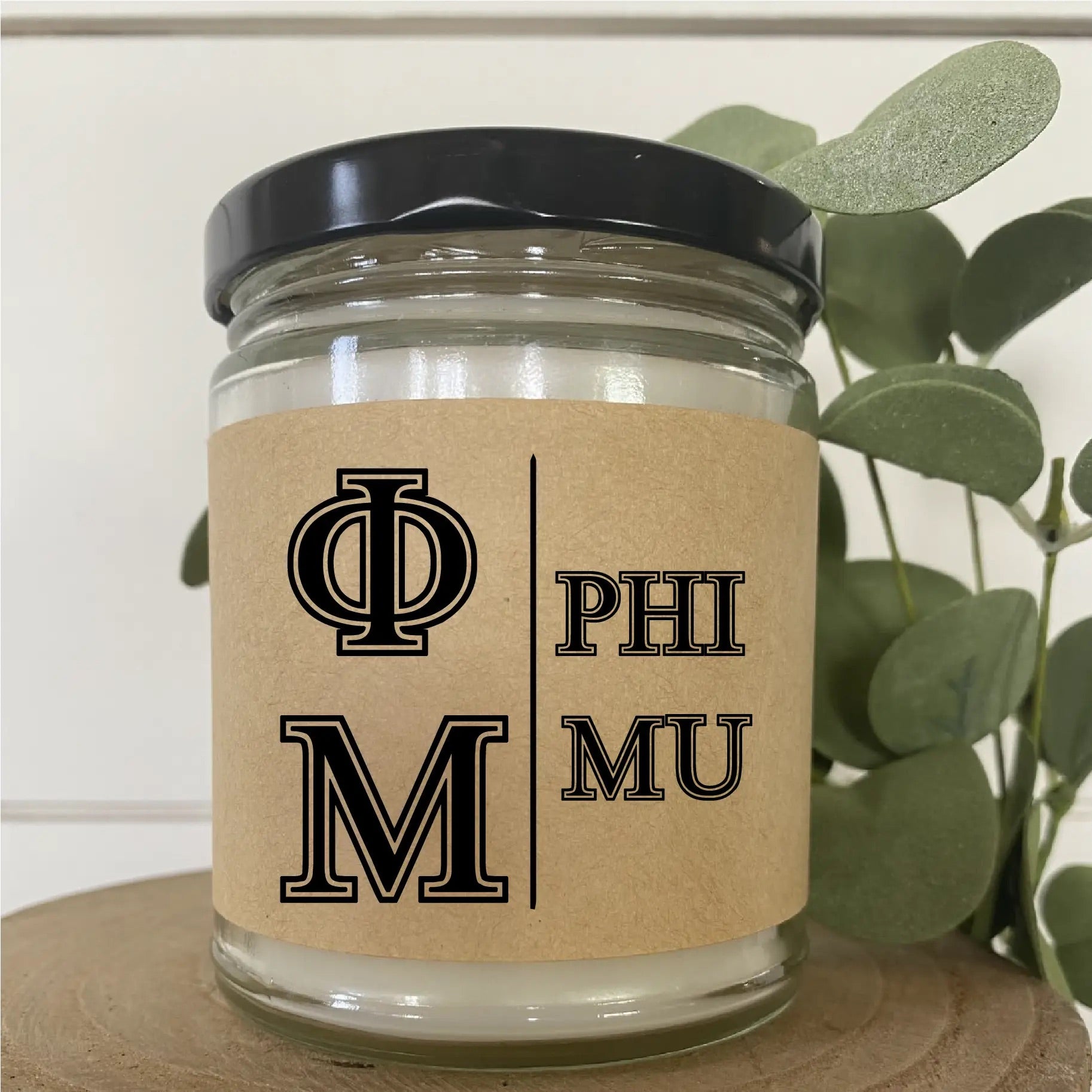 SS Sorority 9oz. VOLCANO 9oz Greek Chic Soy Candle