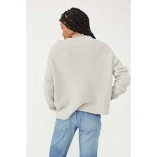 FREE PEOPLE Fuzzy Knit SAN VICENTE Pullover