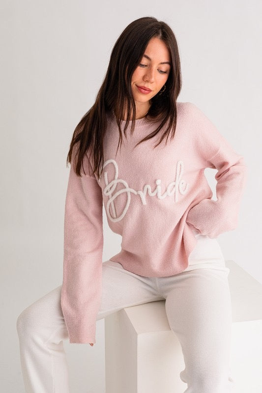“BRIDE” Pullover Sweater