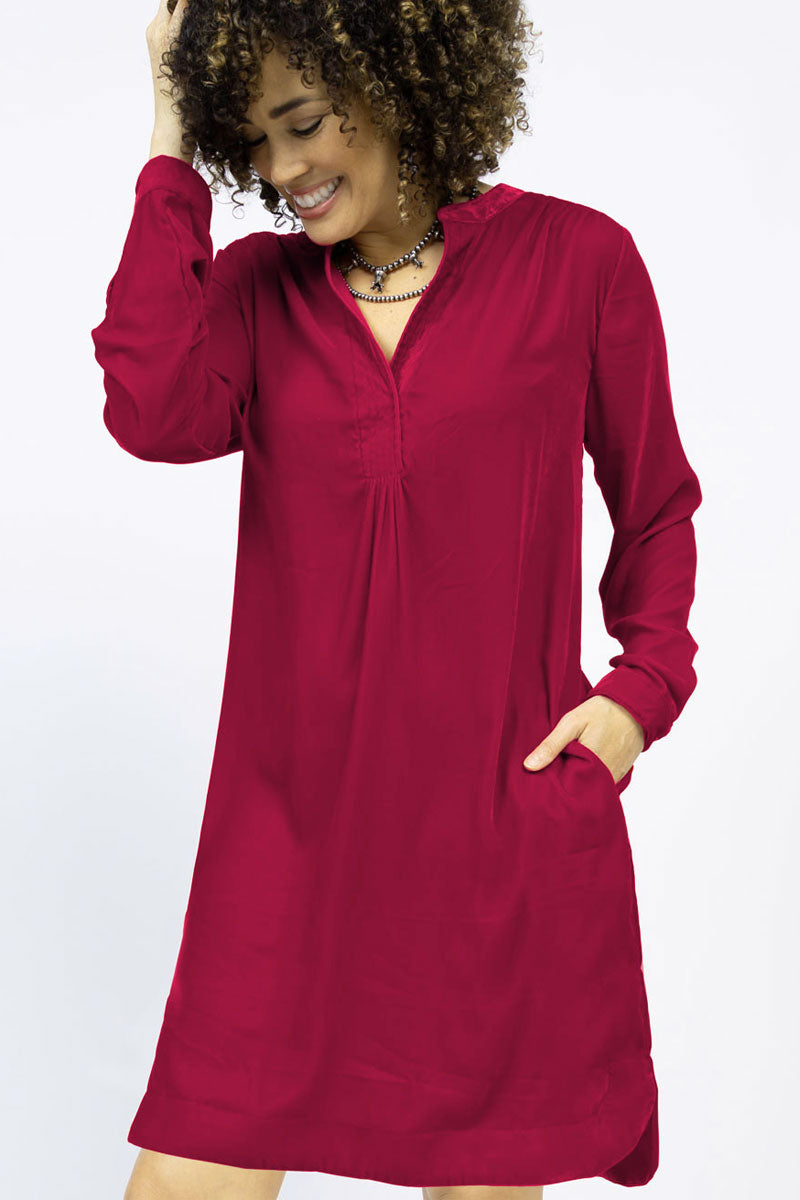 IVY JANE Velvet CAMBRIA Popover Dress