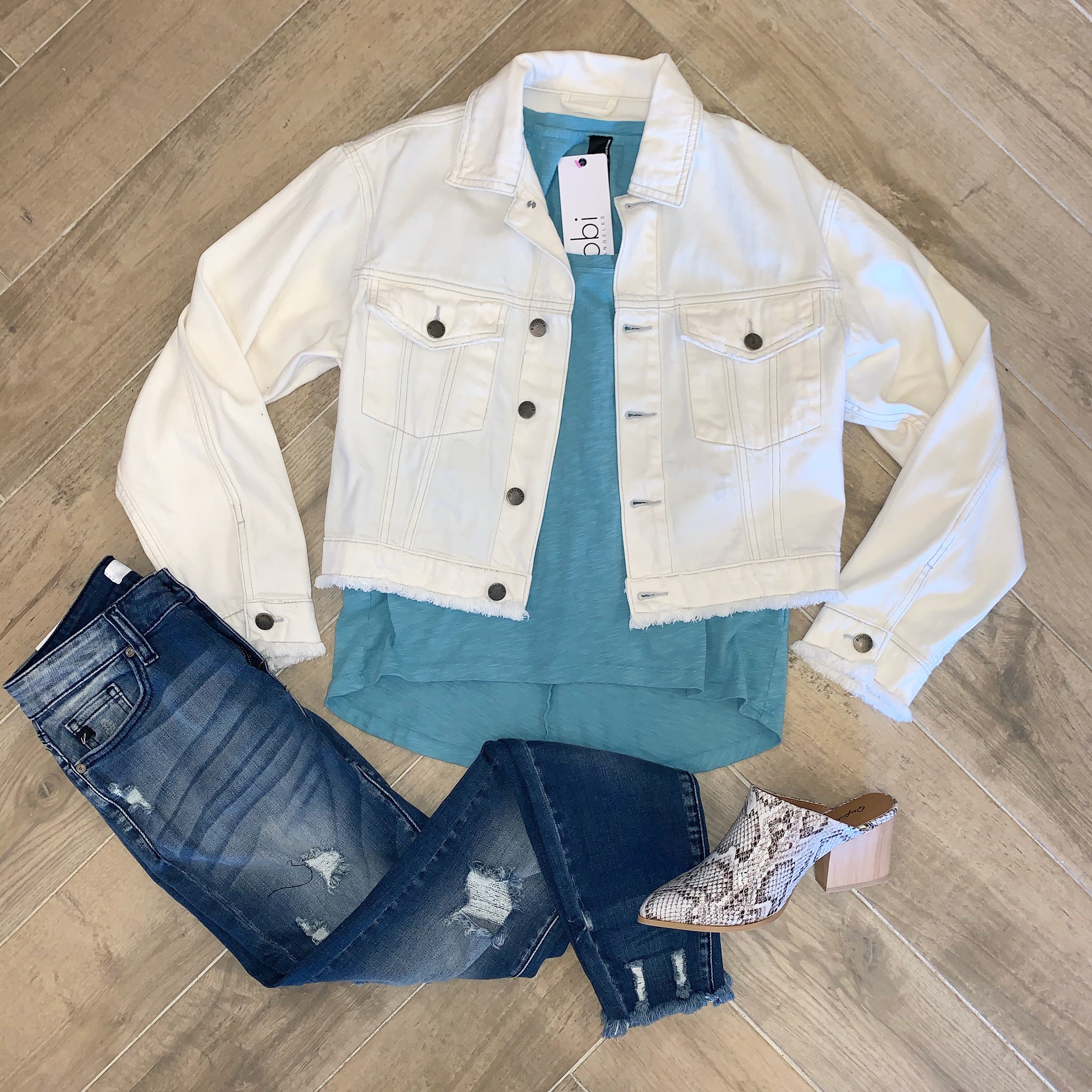 ROCKSTAR OverSize Crop Denim Jacket