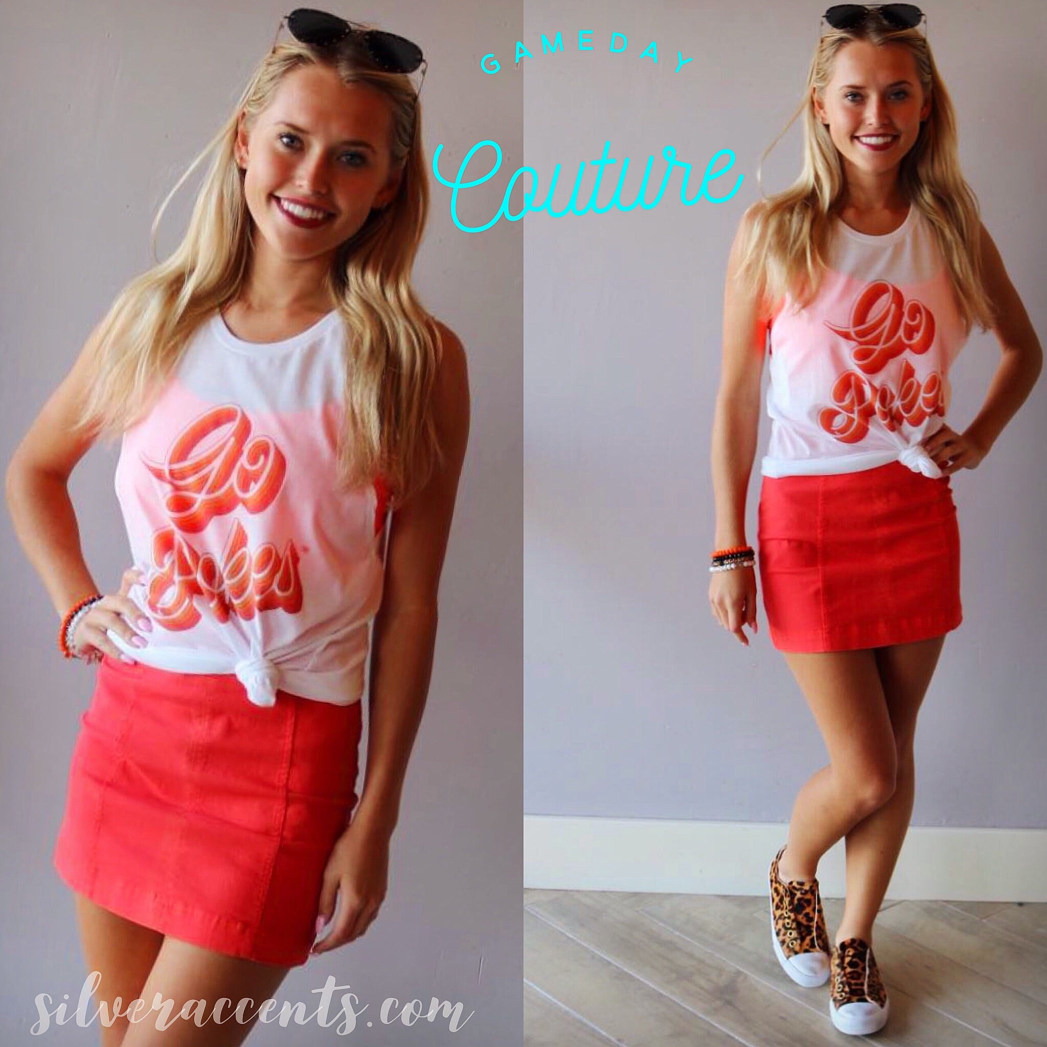 GAMEDAY COUTURE Let the Good Vibes Roll Logo Tank Top