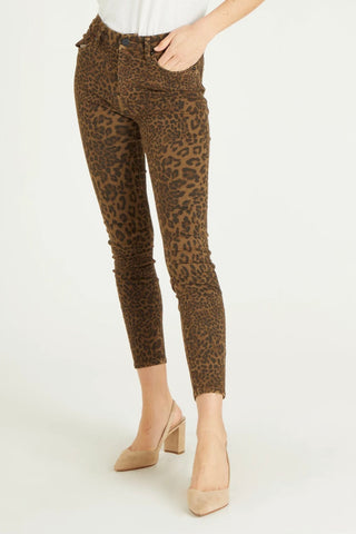 DEAR JOHN Leopard GISELE Skinny Jeans