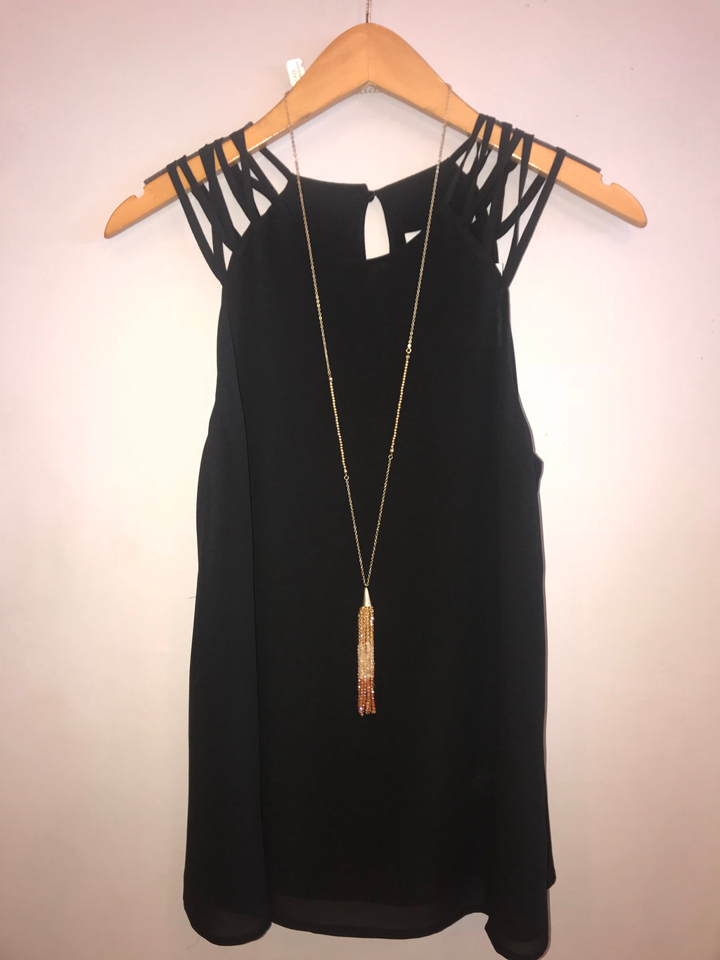 STRUM Multi Strap Chiffon Tank Top