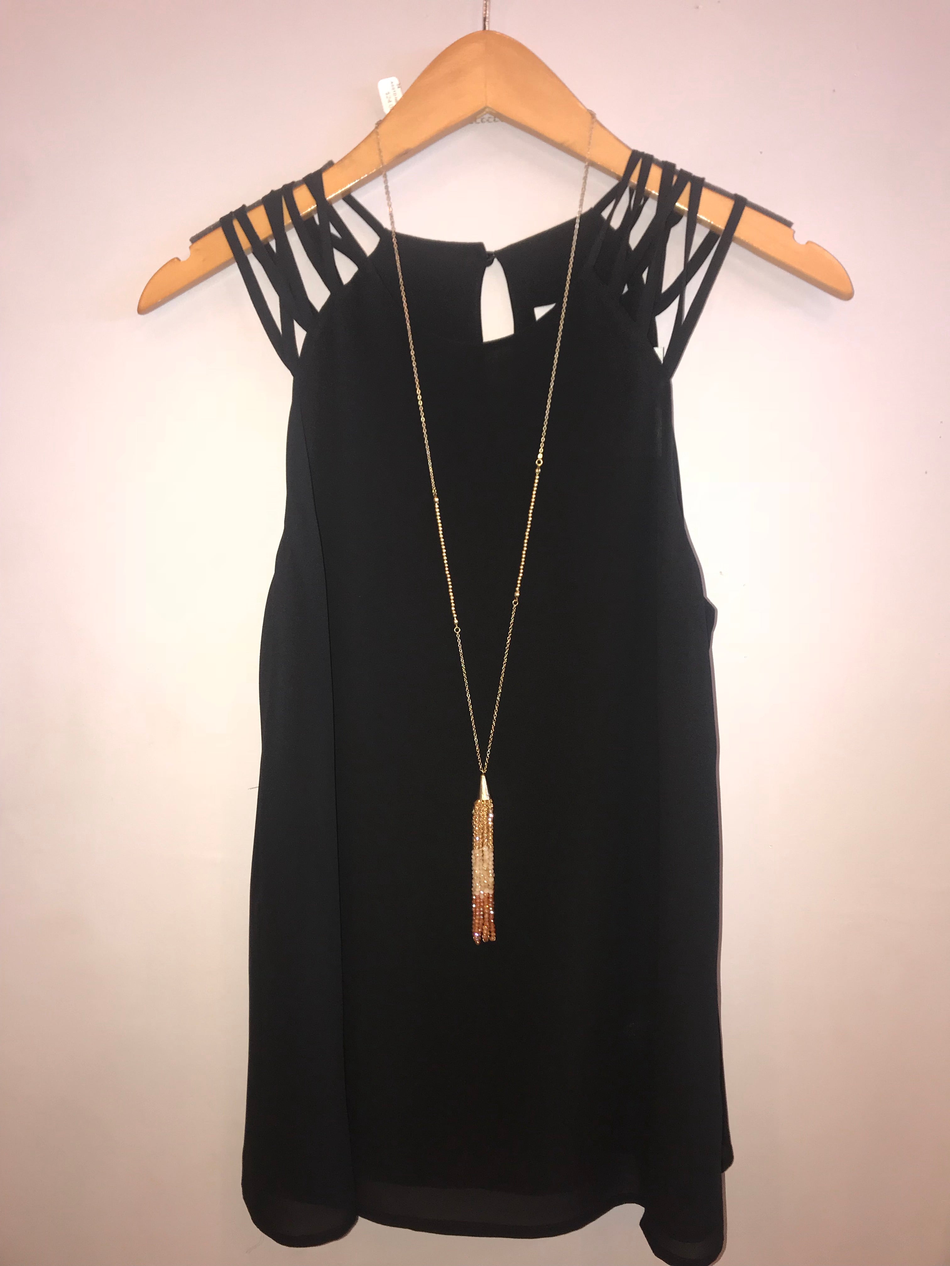 STRUM Multi Strap Chiffon Tank Top