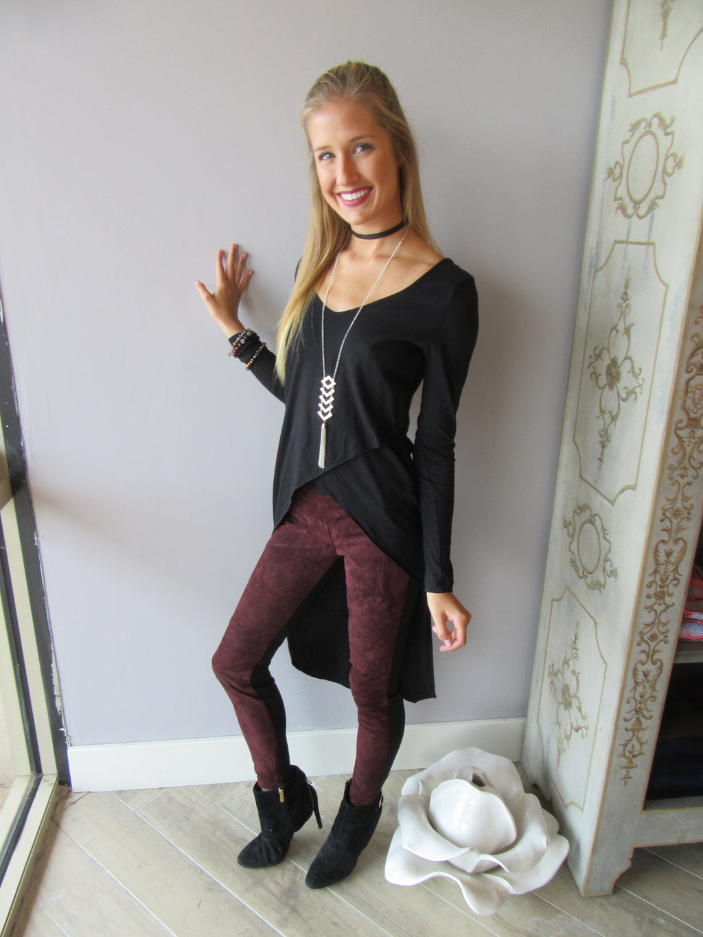 BOBI Jersey CASTLE RUN Asymmetric HiLo Top