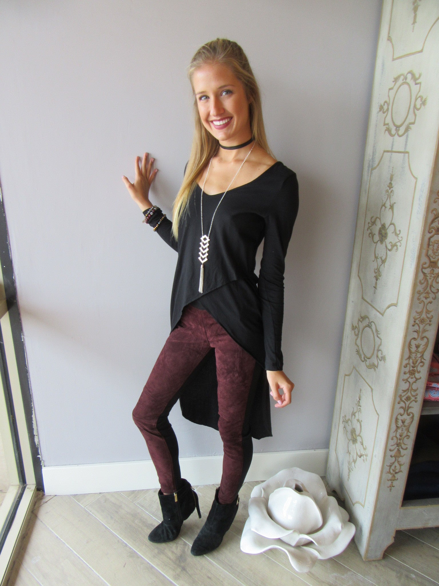 BOBI Jersey CASTLE RUN Asymmetric HiLo Top