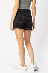 KANCAN High Rise VITAL Distressed Short