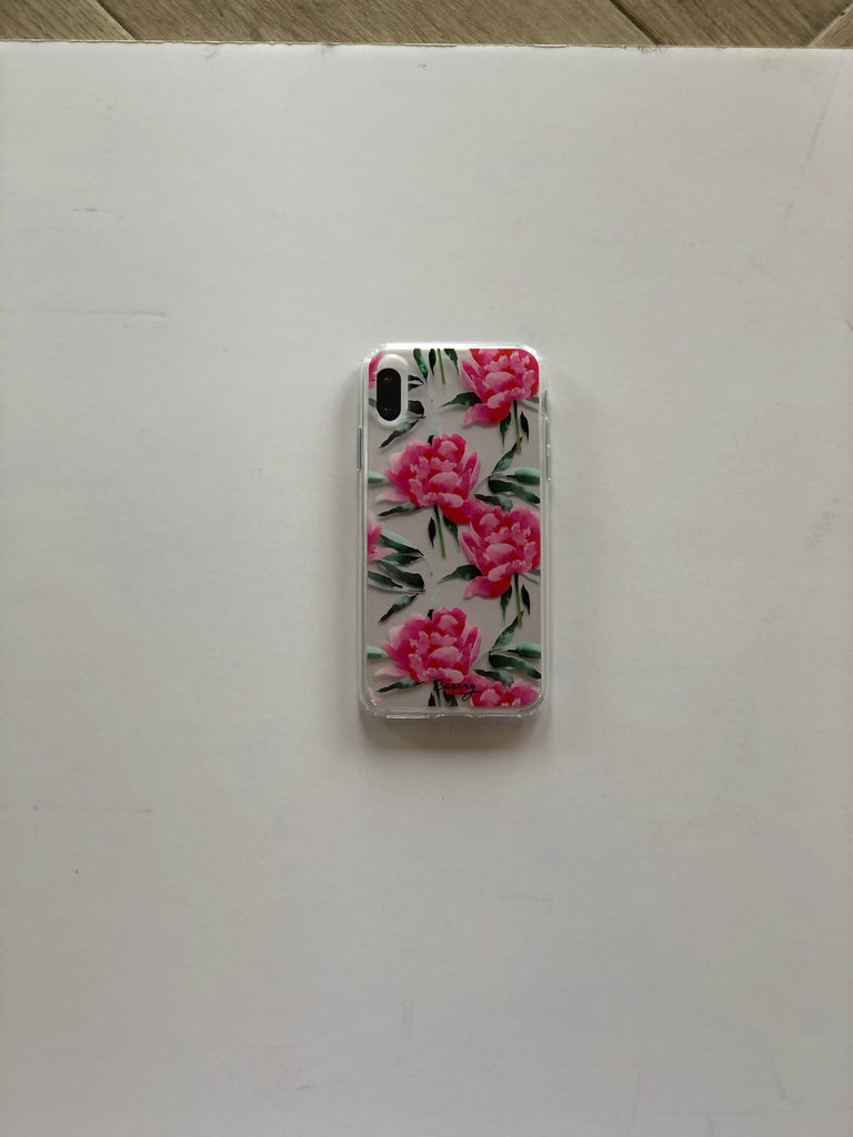 THE CASERY Floral PEONY PINK Phone Case