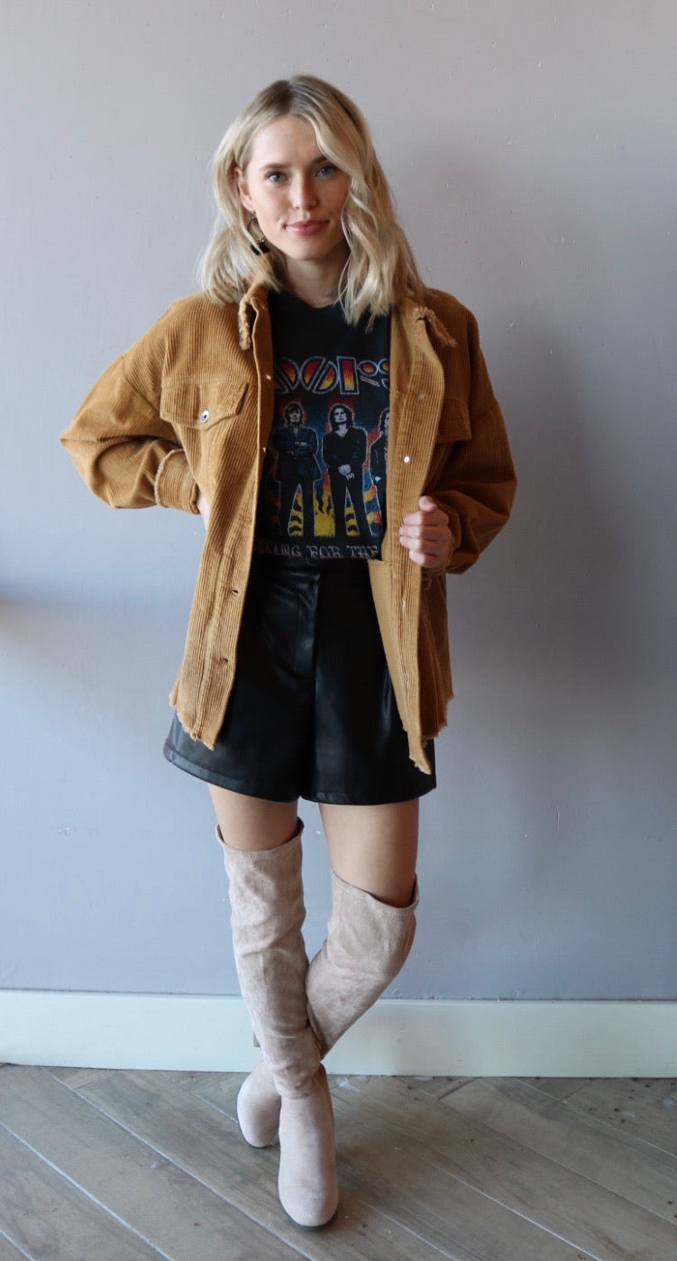 DAYDREAMER Vintage Black DOORS Waiting For The Sun Weekend Tee